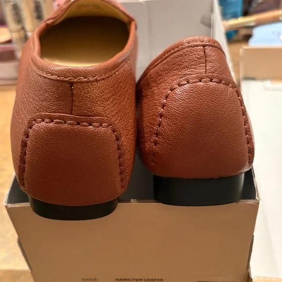 Michael Kors Tan Leather Loafers for Women - Picture 6 of 6